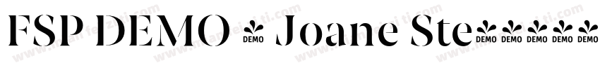 FSP DEMO - Joane Ste字体转换